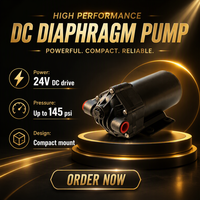 Pompe à eau à diaphragme 24V DC RO pour purificateur d'eau domestique