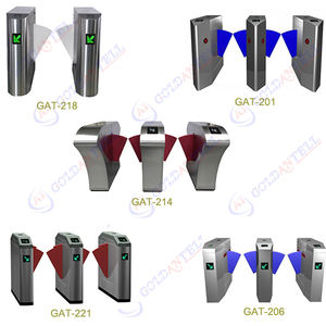 Barrière de contrôle d'accès intérieure entièrement automatique certifiée CE avec RFID, en acier inoxydable 304, anti-tailgating, tourniquet à bas prix - Product Image 5