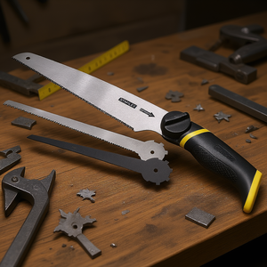 Scie à métaux polyvalente Stanley de 12 pouces avec lame réglable pour la coupe du métal et du bois - Product Image 2