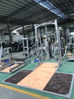 Combo comercial Peso Deportes Smith Gym Powerlifting Banco Prensa Fitness Half Squat Rack Power Equipment Deadlift Platform