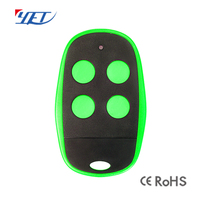 Télécommande Fabricant 4key Code d'apprentissage EV1527 Télécommande Certificat CE Utilisation universelle Alarme de voiture Interrupteur de porte de garage YET2114
