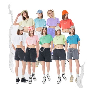 Alta calidad multicolor moda suavidad poliéster lujo gimnasio liso <span class=keywords><strong>mujer</strong></span> camiseta - Product Image 3