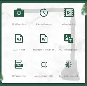 <span class=keywords><strong>Scanner</strong></span> de documents <span class=keywords><strong>portable</strong></span> NETUM SD-2000 12 millions de pixels OCR <span class=keywords><strong>PDF</strong></span> A3 A4 pliable avec éclairage pour le gouvernement et le bureau - Product Image 4