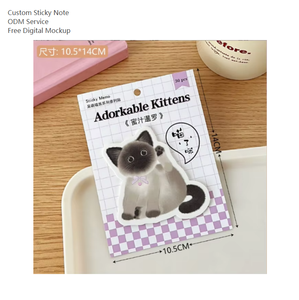 24hr mẫu tùy chỉnh Kitten Sticky Notes - 3D Paw <span class=keywords><strong>Memo</strong></span> Pads cho mèo cafe/quà tặng/văn phòng tùy chỉnh ghi chú dán (asmr Báo Chí âm thanh) - Product Image 1