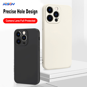 Ốp điện thoại iPhone 12 13 Pro Max bằng <span class=keywords><strong>silicon</strong></span> lỏng cao cấp, thân thiện với môi trường, chống sốc, chất liệu TPU - Product Image 2