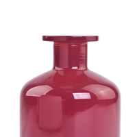 Diffuseur de parfum en verre rouge rubis Sunny Glassware avec boîte personnalisée de haute qualité pour la maison et le bureau