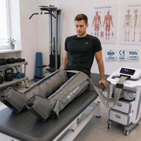 El Nuevo Producto Más Vendido: Botas de Compresión para Recuperación de Piernas de 8 Cámaras, Sistema de Masaje por Presión de Aire, Masajeador de Piernas Multifuncional