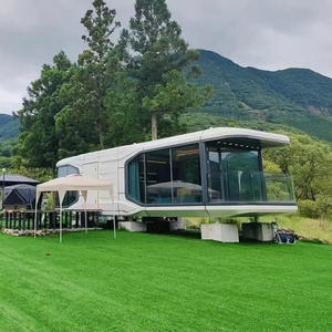 Maison mobile de luxe en usine 2025 maison conteneur préfabriquée intelligente immeuble de bureaux centre commercial installation rapide certifié ISO9001 - Product Image 1