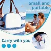 Lampe de camping LED d'extérieur, solaire et rechargeable par Type-C, mini portable, indice IP44, batterie au lithium, garantie 2 ans