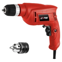 Perceuse électrique 450W, moteur à courant alternatif à balais, vitesse variable, marche avant/arrière, 0-2800 tr/min, perceuse électrique filaire portative 10 mm, bois, acier
