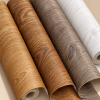 Papier peint à effet bois réaliste MORLENX pour la décoration murale intérieure moderne, maison, bureau, meubles