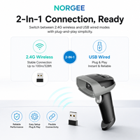 Escáner de Código de Barras Inalámbrico USB 2 en 1 Portátil N1200R 2D, Conexión Plug & Play para Uso en Almacenes, en Stock