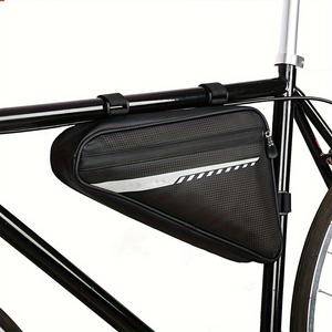 Sac de vélo Triangle étanche pour extérieur Sac de tube supérieur Sac de poutre avant Grande capacité Équipement d'équitation en montagne Pochette de vélo - Product Image 3