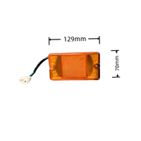 Lampu Sein Amber 24V Baru Tipe Bohlam untuk Lampu Penanda Samping Forklift, Kendaraan Teknik, Truk, Lampu Peringatan dengan Steker