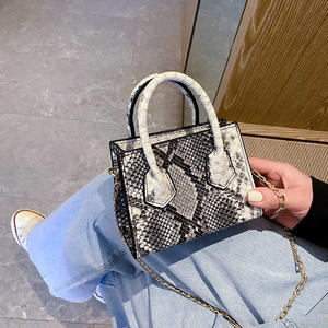 Женские сумки со змеиным принтом, роскошные мини-сумки, брендовые кошельки, сумки 2021 женщин, дизайнерские маленькие сумки через плечо, сумки через плечо - Product Image 5