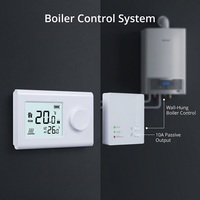 Thermostat intelligent pour chaudière avec WiFi et contrôle sans fil RF, régulateur de température numérique pour systèmes de chauffage central domestique