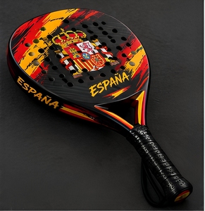 Raquette de padel personnalisée avec drapeau espagnol, en fibre de carbone, raquette de tennis de padel professionnelle, España Padel Paddle, cadeau unique pour joueur de padel - Product Image 3