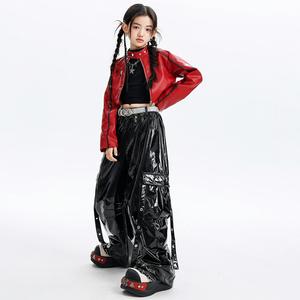Conjunto de Chaqueta de Danza Jazz para Niñas, Diseño Moderno de Manga Larga, Ropa Elegante para Prácticas de Baile Infantil - Product Image 5