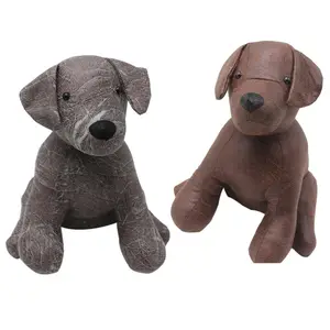 Peluche en cuir PU pour chien, en Polyester, sur mesure, tendance, nouveauté