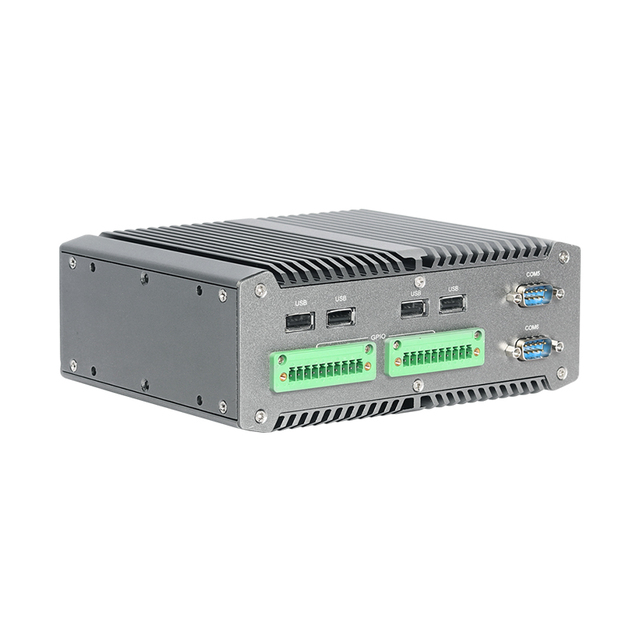 Industrial Mini PC In-tel Core I5 I7 I9 DDR4 8USB RS485 4LAN HD-MI GPIO 6 COM WiFi 3G 4G Module Fanless Computer
