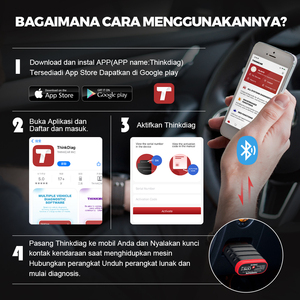 2025 ThinkSafe evrensel OBD 2 kod okuyucu teşhis tarayıcı ABS ile tüm arabalar ve kamyonlar için EPB sıfırlama özellikleri - Product Image 5