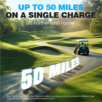 Baterai Lithium Lon kereta Golf 36v 48v 72v 50AH 100AH 105ah 160ah dengan ATV baterai Lifepo4 Bluetooth