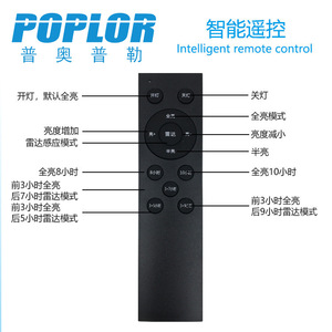 Poplor Solar Street <b>Light</b> 200W <b>LED</b> Wall Mount Remote Control IP66 Outdoor Lighting - Product Image 5