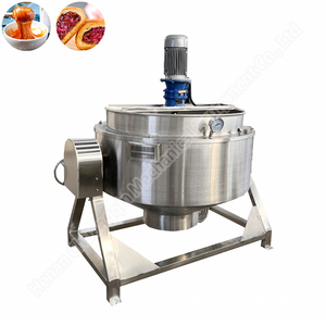 Jacketed <b>Kettle</b> with Agitator and Homogenizer Gas Jacket Cooking <b>Kettle</b> Jacketed <b>Kettle</b> 500l - Product Image 1