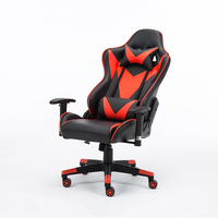 Chaise de jeu E-Sports ergonomique en cuir, chaise de course avec haut-parleurs Bluetooth, chaise inclinable pour le jeu professionnel
