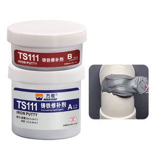 TS111 Stucco Epossidico ad Alta Temperatura per Riparazione Metalli Rigenerazione Parti in Ghisa 200 ° Forno per Fonderia C 500g 1kg - Product Image 1