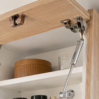Meuble de rangement suspendu tout en aluminium sur mesure pour camping-car, gain de place, installation facile, mobilier intérieur pour fourgon aménagé