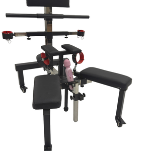 БДСМ эротические игрушки принудительная стимуляция на коленях, каркас для шеи и запястья, открытые ноги, сексуальные манжеты, удерживающие устройства, кресло для связывания - Product Image 5