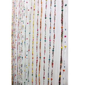 Guirlande de porte bohème hippie perlée pour exportateurs indiens, rideaux à passe-tringe disponibles au prix d'usine - Product Image 1