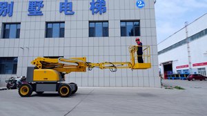 Curved Arm Spider Car <b>Boom</b> Telescopic Elevator Is Specially Used for Aerial Work - Product Image 5