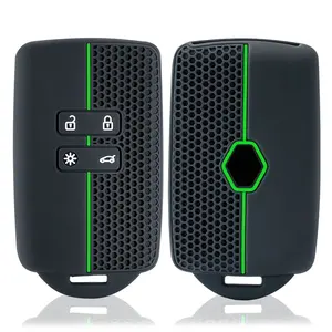 Housse de clé en silicone pour Renault Austral, Kadjar, Clio, Megane, Captur, Arkana, Koleos, Zoe, Scenic, <span class=keywords><strong>Dacia</strong></span> Sand 1 pièce - Product Image 1