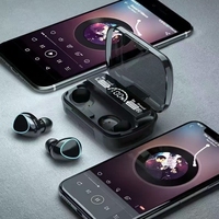 TWS M10 - Gaming, autonomie ultra-longue, réduction du bruit, adapté au sport et à la course à pied, résistant à l'eau, design intra-auriculaire