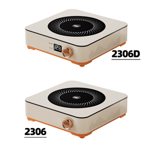 2200W Tek Halka Elektrikli Kızılötesi Ocak Düğmesi 3 Vitesli İndüksiyonlu Ocak Eşit Isı Çift Koruma - Product Image 5