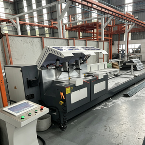 Machine de découpe d'aluminium CNC à double tête haute précision, équipement de découpe à 45 et 90 degrés pour profilés aluminium de fenêtres et portes - Product Image 2