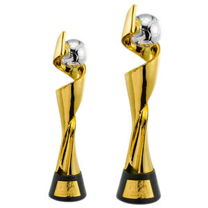 Precio de fábrica Artesanía de resina dorada de lujo Fútbol Competiciones deportivas Ganador <span class=keywords><strong>Copa</strong></span> Recuerdo Regalo Juego de fútbol Trofeo Premio - Product Image 3
