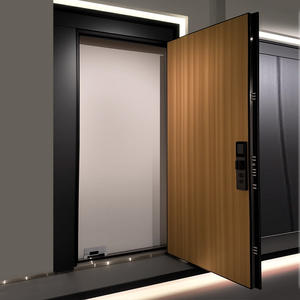 Maplemiles Nouveau design Portes <span class=keywords><strong>d</strong></span>'<span class=keywords><strong>entrée</strong></span> européennes <span class=keywords><strong>de</strong></span> luxe <span class=keywords><strong>Porte</strong></span> <span class=keywords><strong>d</strong></span>'<span class=keywords><strong>entrée</strong></span> en aluminium métal pour maisons Villa <span class=keywords><strong>Porte</strong></span> principale extérieure avant personnalisée - Product Image 5