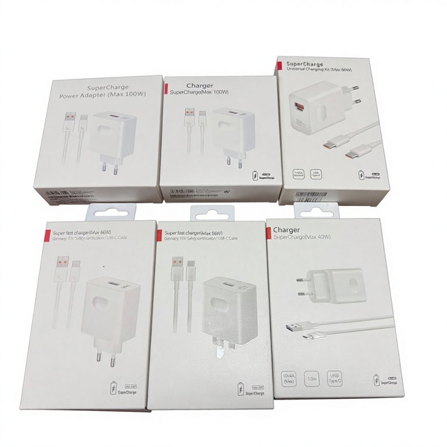 Wholesale Original Quality 66W Super Fast Charger USB Wall Charger Universal Mobile Phone Charger for Huawei Mate40 Pro Manx