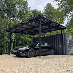 Stock UE Prix de gros Auvent solaire commercial en aluminium étanche pour panneaux photovoltaïques, pour stationnement de voitures - Product Image 6
