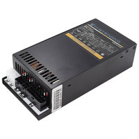 PSU noir 600W 1U pour interface de bureau de jeu d'ordinateur Modualr 24Pin en stock