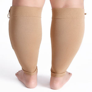 Manchons de compression pour mollets Factory Medical Zipper 20-30 mmHg pour la fatigue musculaire et l'absorption des chocs - Product Image 2