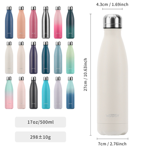 แก้วน้ำแบบพกพา Watersy Bulk OEM ขนาด 500 มล. สำหรับเดินป่า ทำจากสแตนเลส 304 เก็บความร้อน คุณภาพสูง เหมาะสำหรับใส่เครื่องดื่มโคลา ใช้สำหรับเล่นกีฬา - Product Image 2