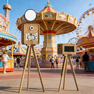 JIPAI Cabine Photo Portable à Écran Tactile, Offre Spéciale, Idéale pour les Parcs d'Attractions pour des Photos Instantanées, Vente en Gros B2B - Product Image 1