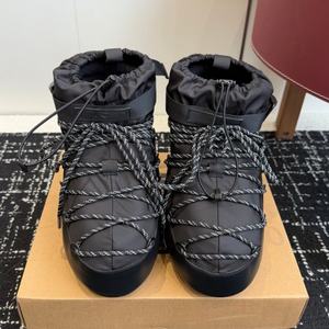 Botas de Invierno Unisex Desmontables con Forro de Piel, Nuevas Botas de Algodón con Costuras de Piel para Otoño e Invierno, Botas Genuinas de Lujo con Alto Aislamiento Térmico y Antideslizantes - Product Image 2