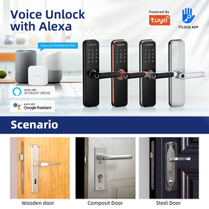 กุญแจล็อคประตูอัจฉริยะ Liliwise TTLOCK BLE รองรับแอป Tuya กันน้ำ สำหรับใช้งานภายนอกอาคาร แบบไม่ใช้กุญแจ พร้อมระบบสแกนลายนิ้วมือ เหมาะสำหรับ Airbnb และอพาร์ตเมนต์คอนโด - Product Image 4