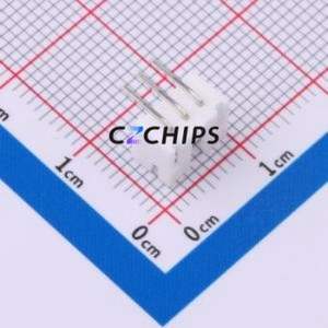 ZX-PH2.0-WZ3P Wire-to-Board Pin Header Bent Lead Through Hole,P=2mm Connector 1x3P 2mm Right Angle Insert PH - Product Image 2