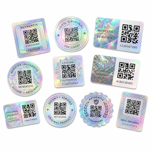 สติกเกอร์โฮโลแกรม QR Code ป้องกันการปลอมแปลง พร้อมหมายเลขซีเรียลเฉพาะ  ตรวจสอบการสแกน - Product Image 5